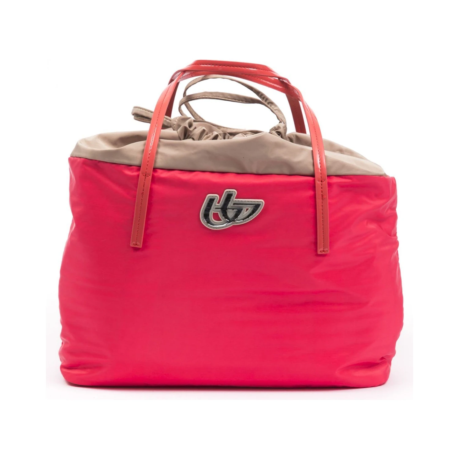 Red Polyester Shoulder Bag