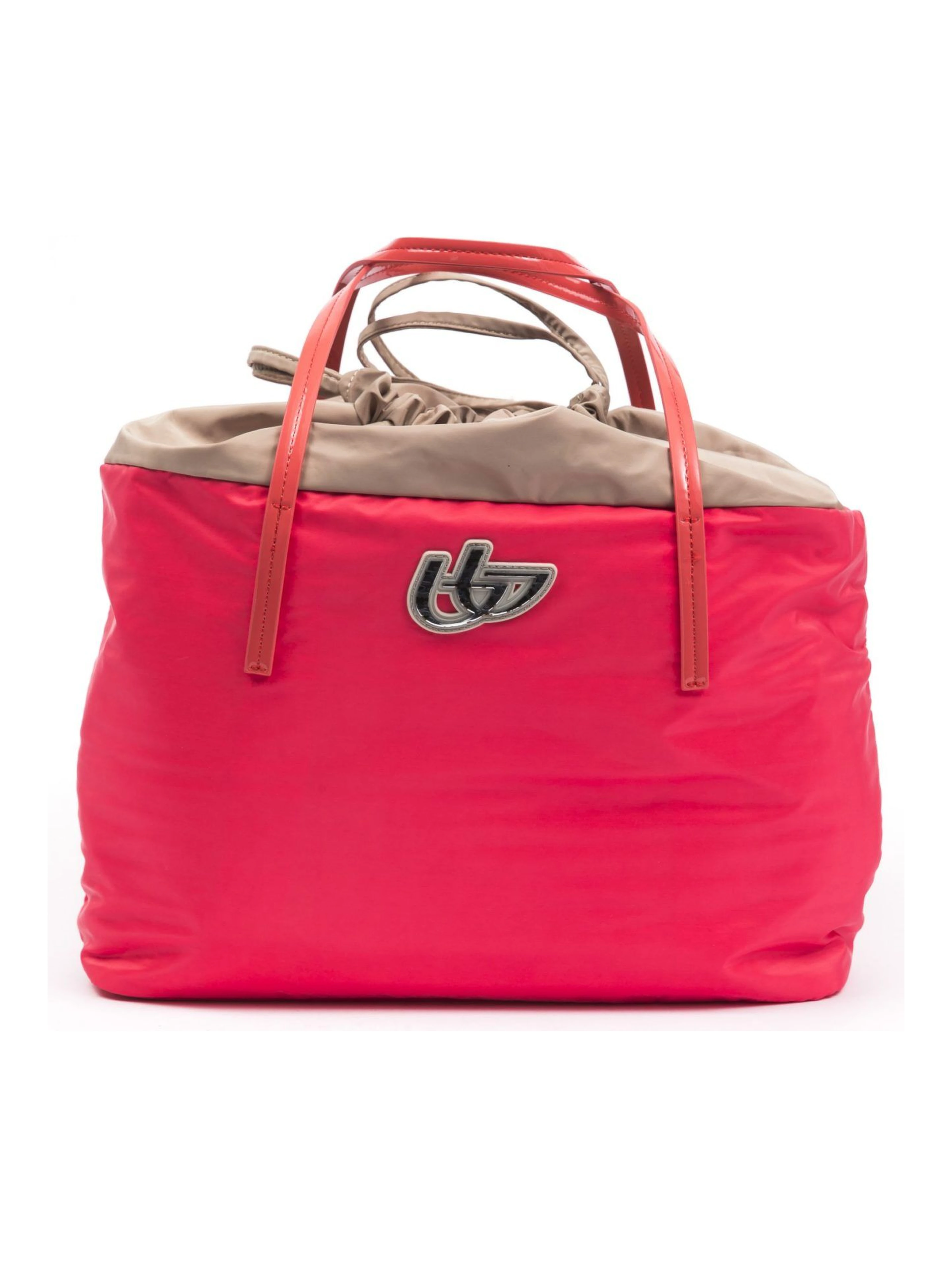 Red Polyester Shoulder Bag