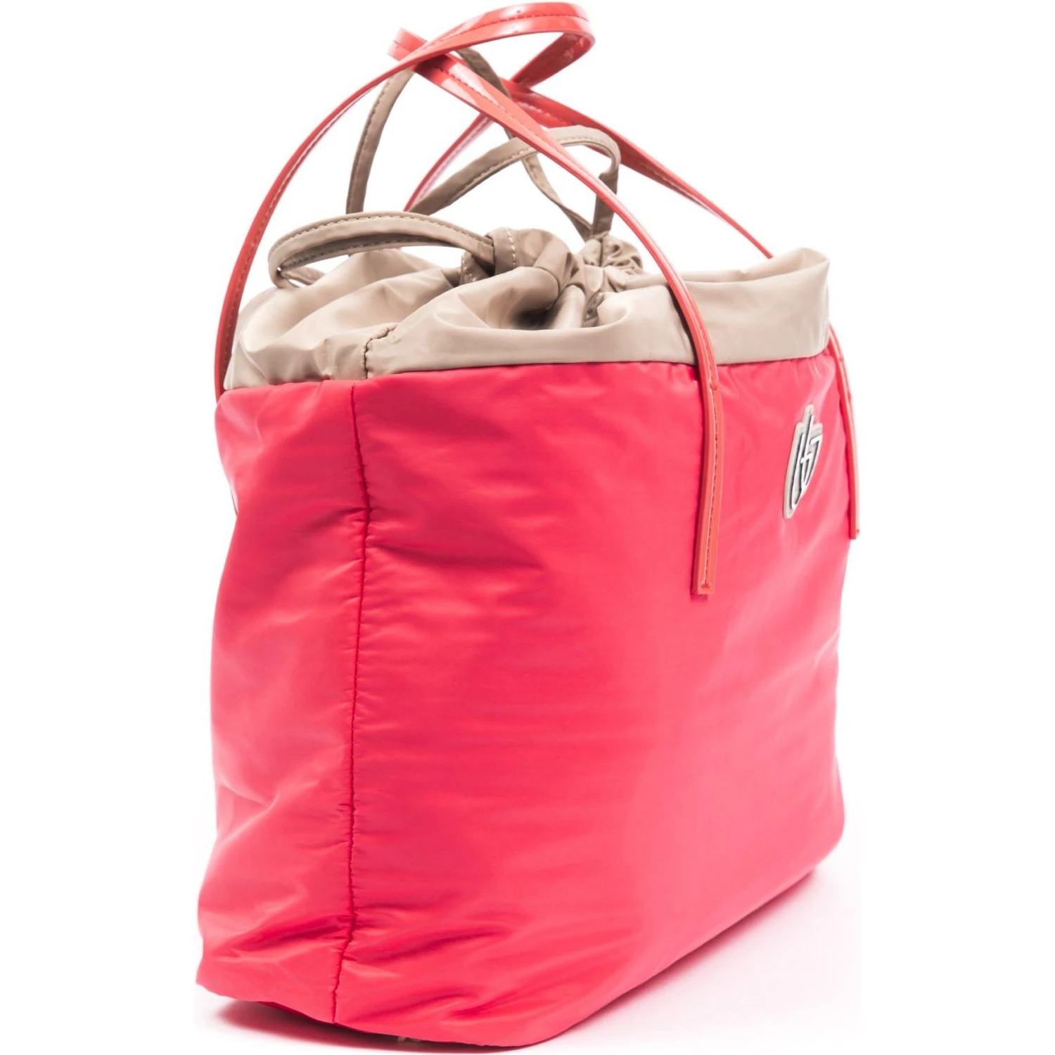 Red Polyester Shoulder Bag