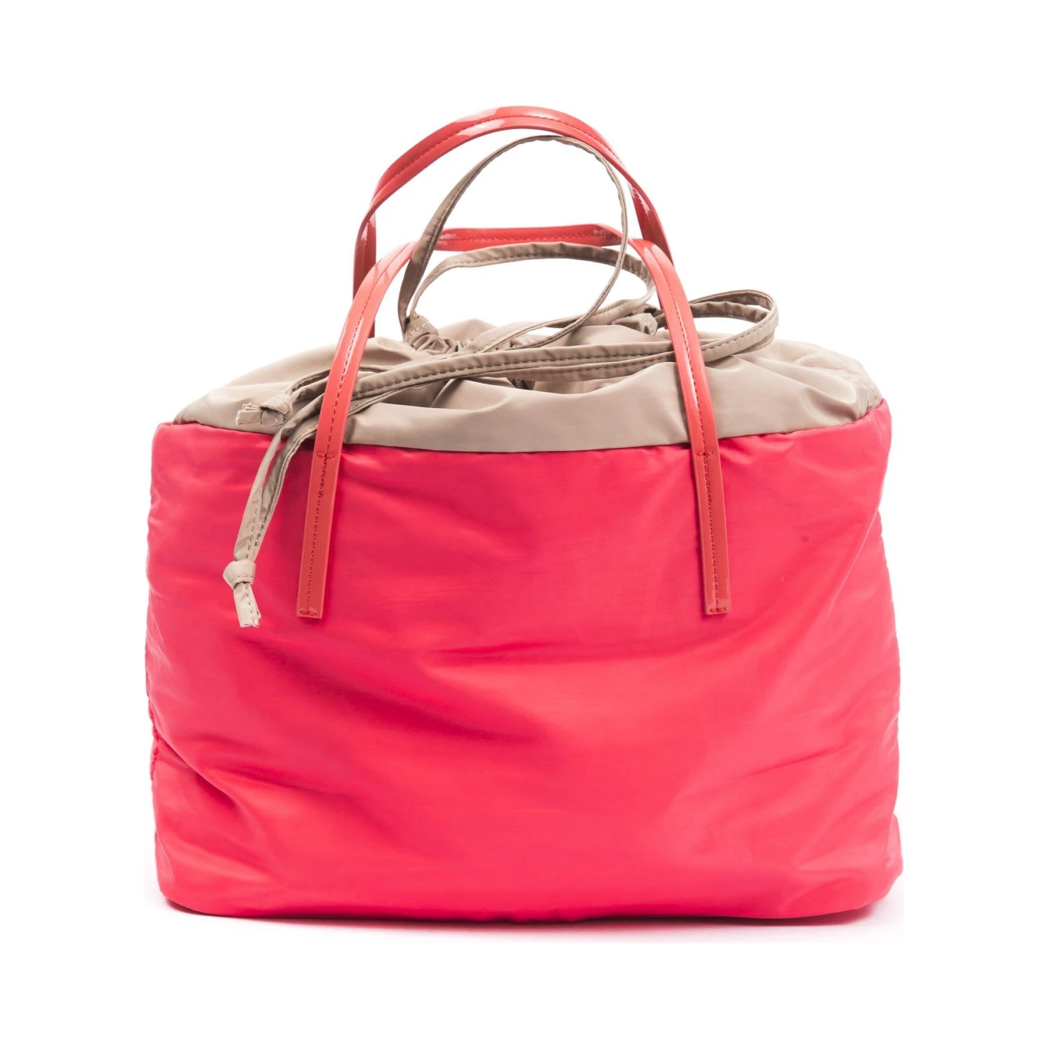 Red Polyester Shoulder Bag
