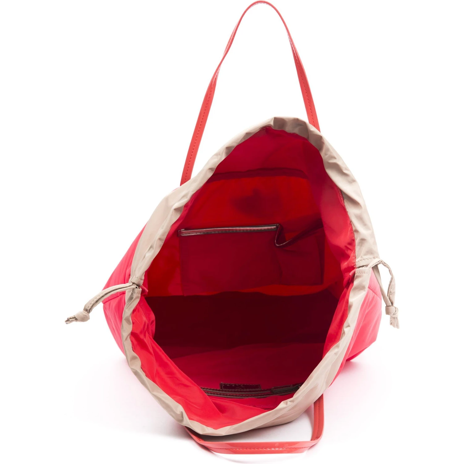 Red Polyester Shoulder Bag