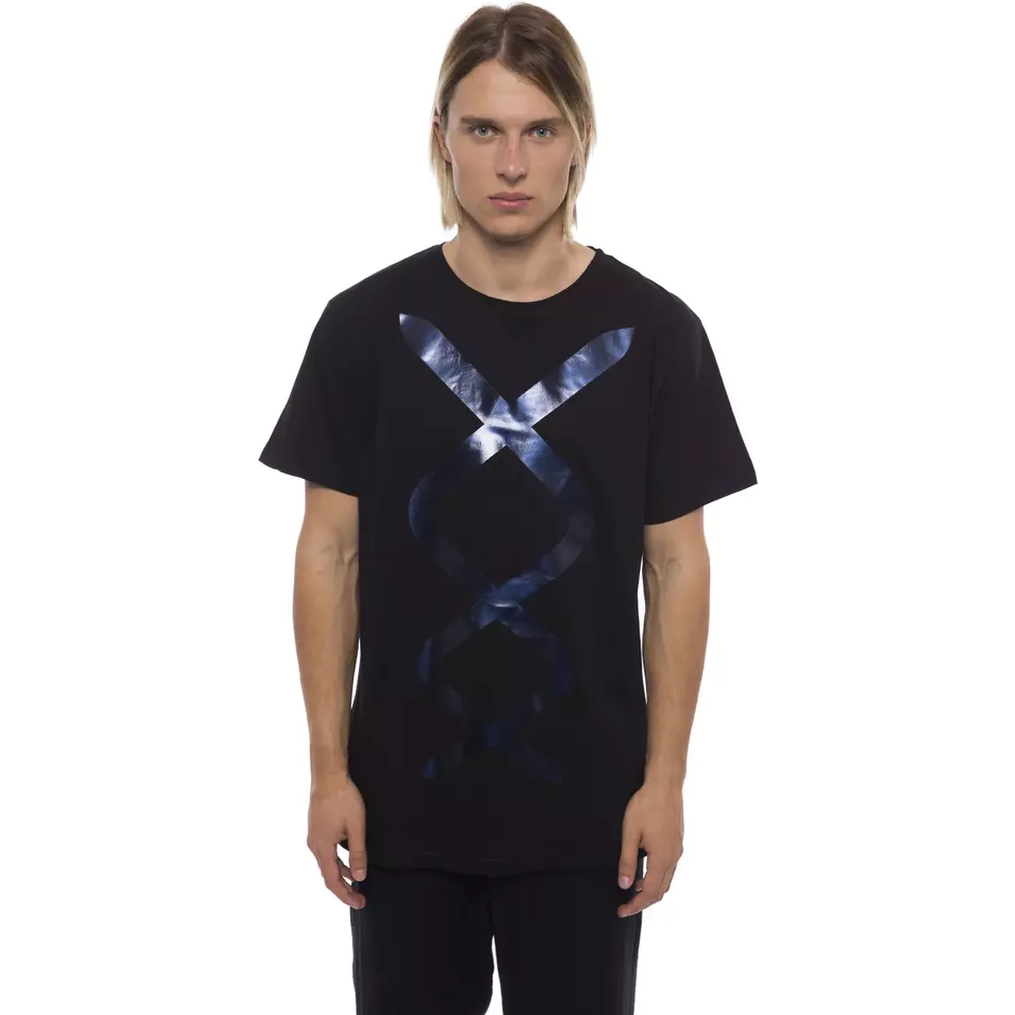 تيشيرت قطني أسود