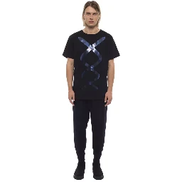 تيشيرت قطني أسود