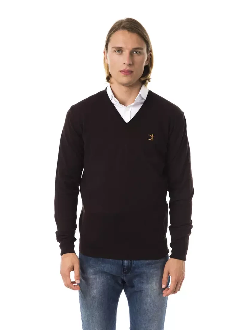 Brown Merino Wool Sweater