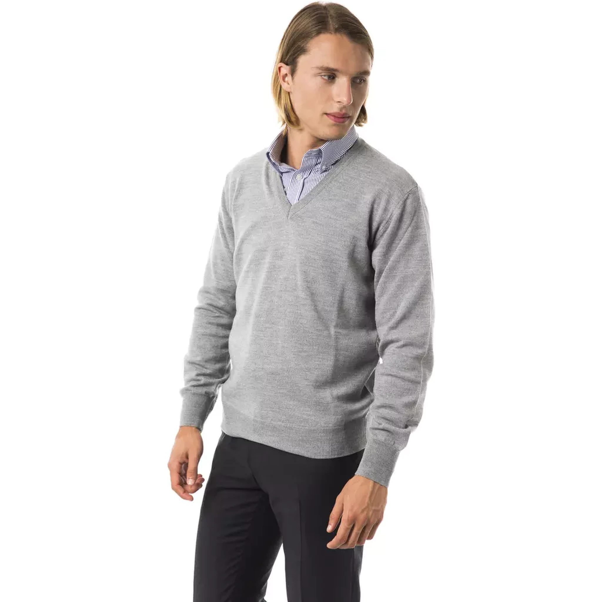 Gray Wool Sweater