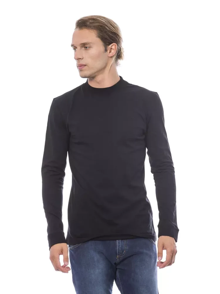 Black Cotton Sweater