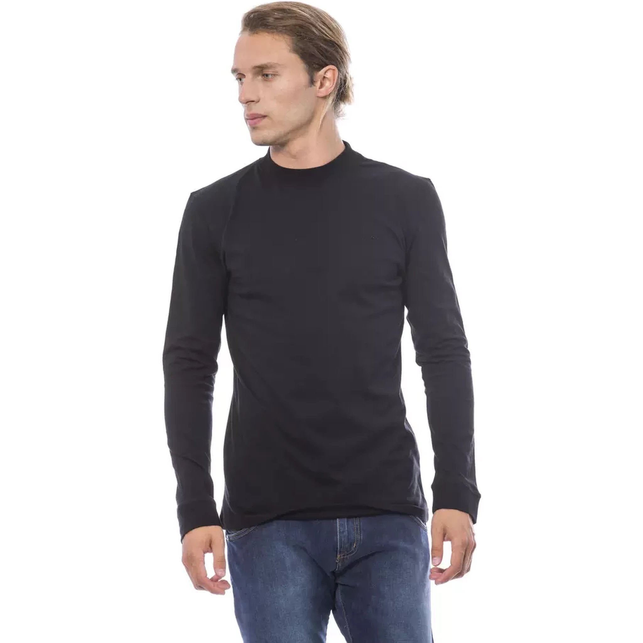 Black Cotton Sweater