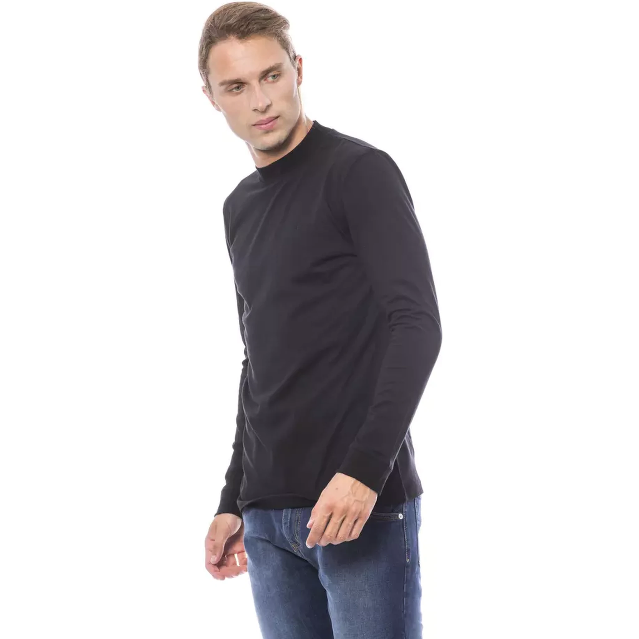 Black Cotton Sweater