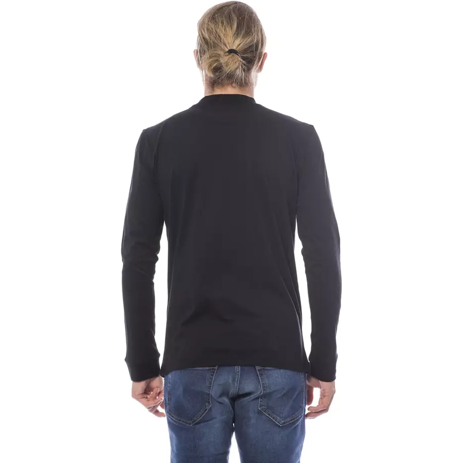 Black Cotton Sweater