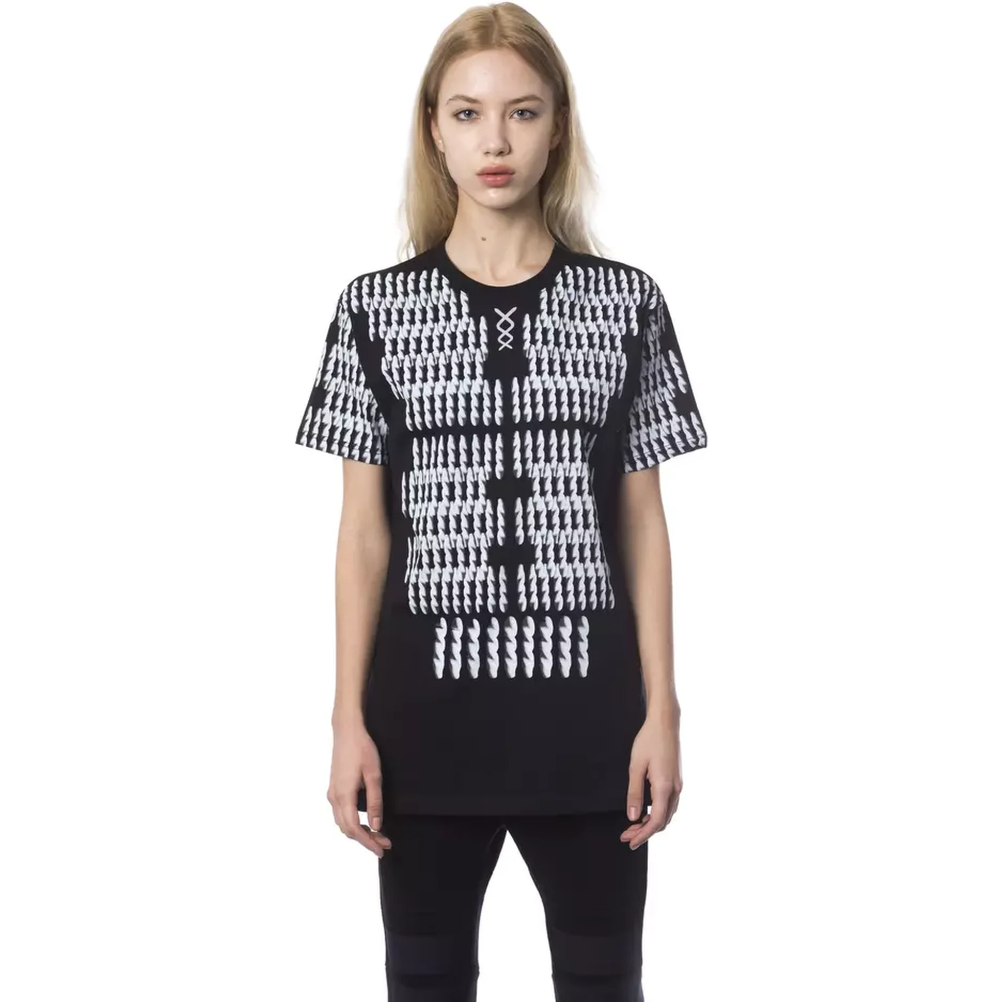 Black And White Cotton T-Shirt