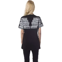 Black And White Cotton T-Shirt