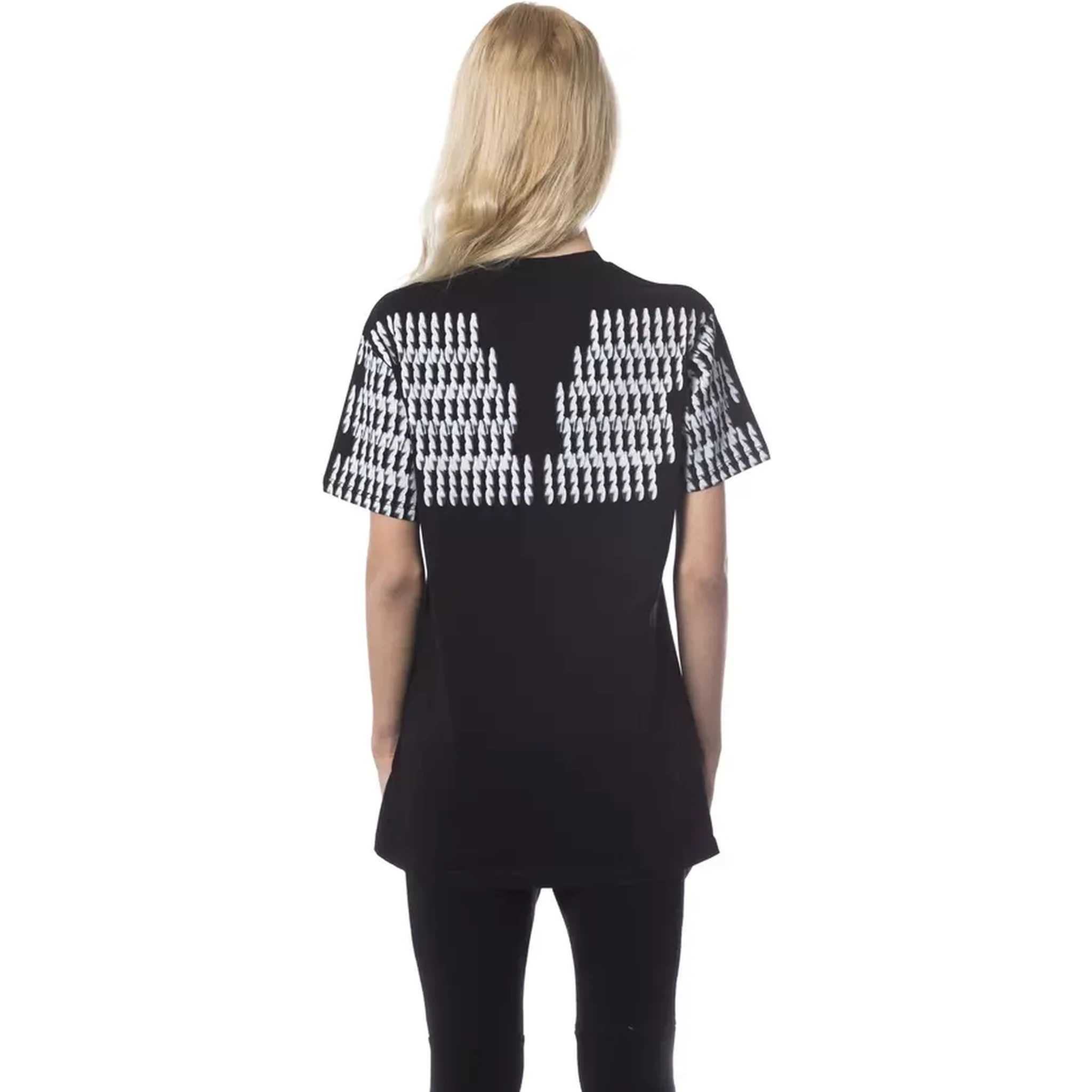 Black And White Cotton T-Shirt