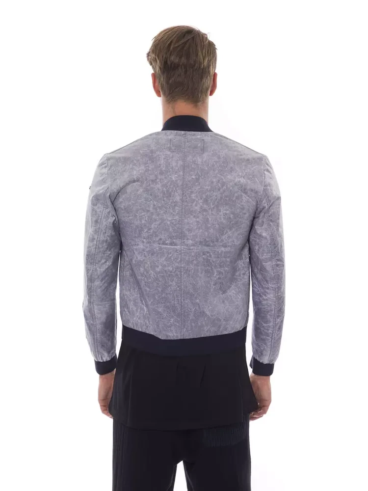 Gray Polyester Jackets & Coat alternative