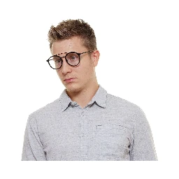 Black Metal & Plastic Glasses (Frames)