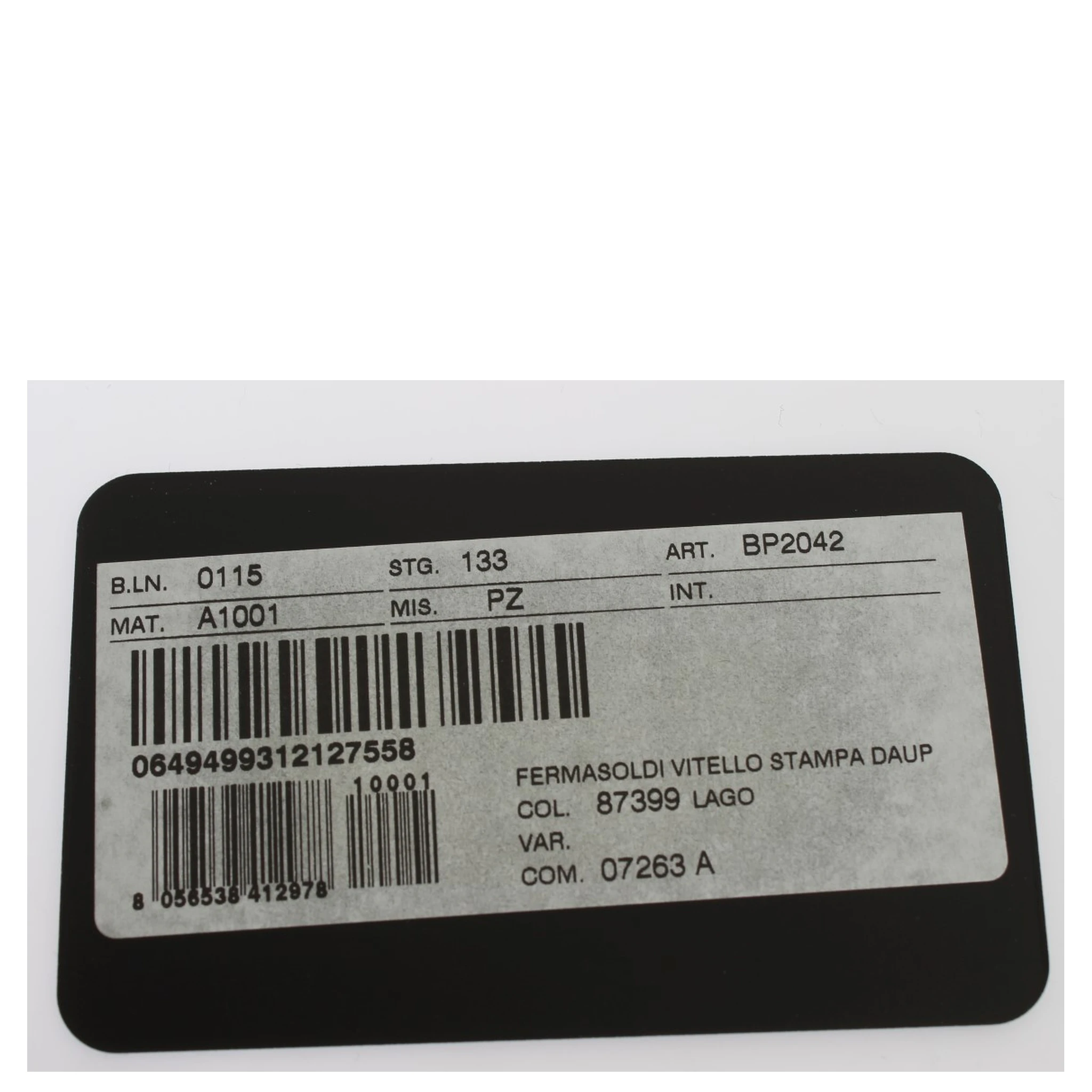 Green Leather Magnet Money Clip