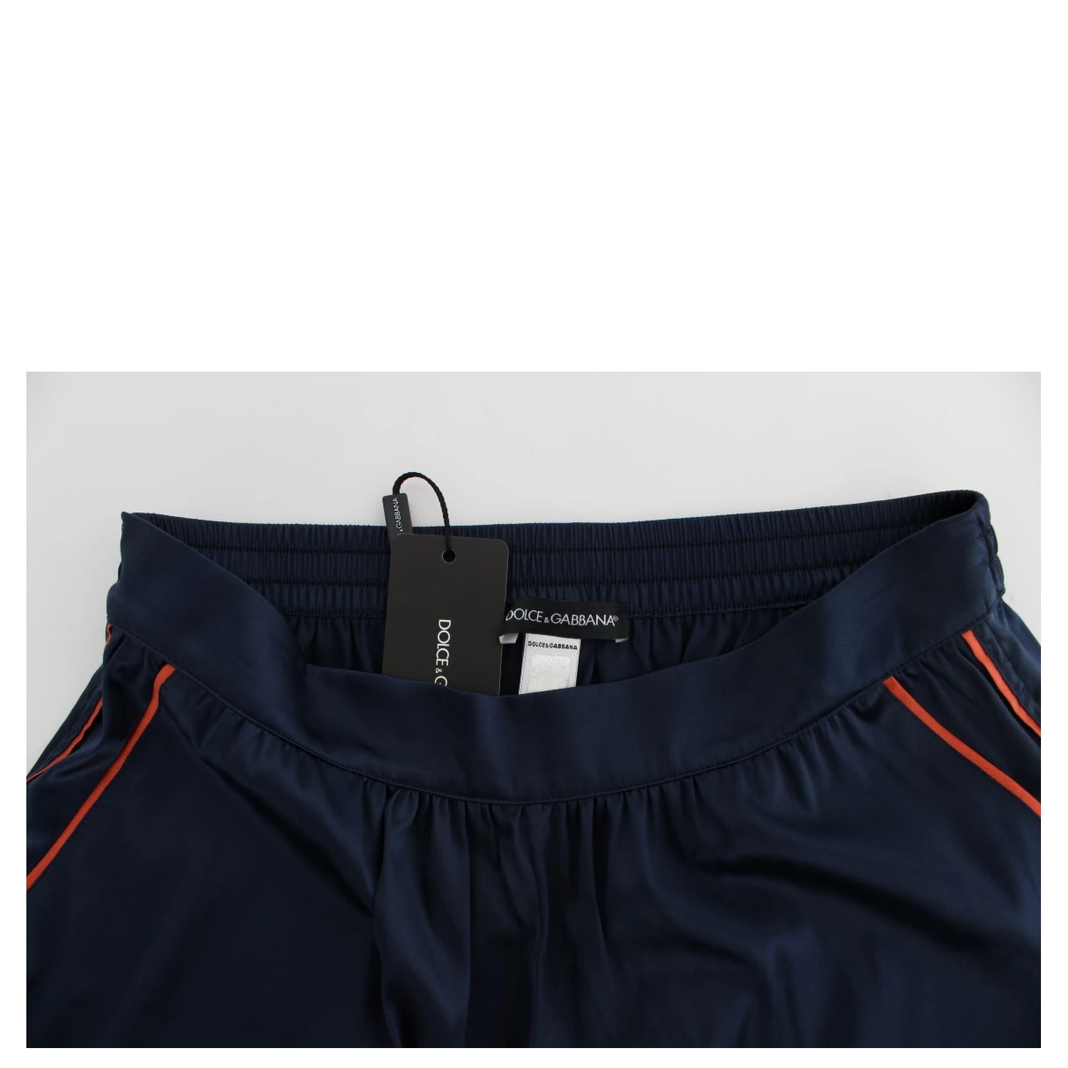 Blue Silk Stretch Sleepwear Shorts