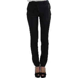 Black One Button Three Piece Suit