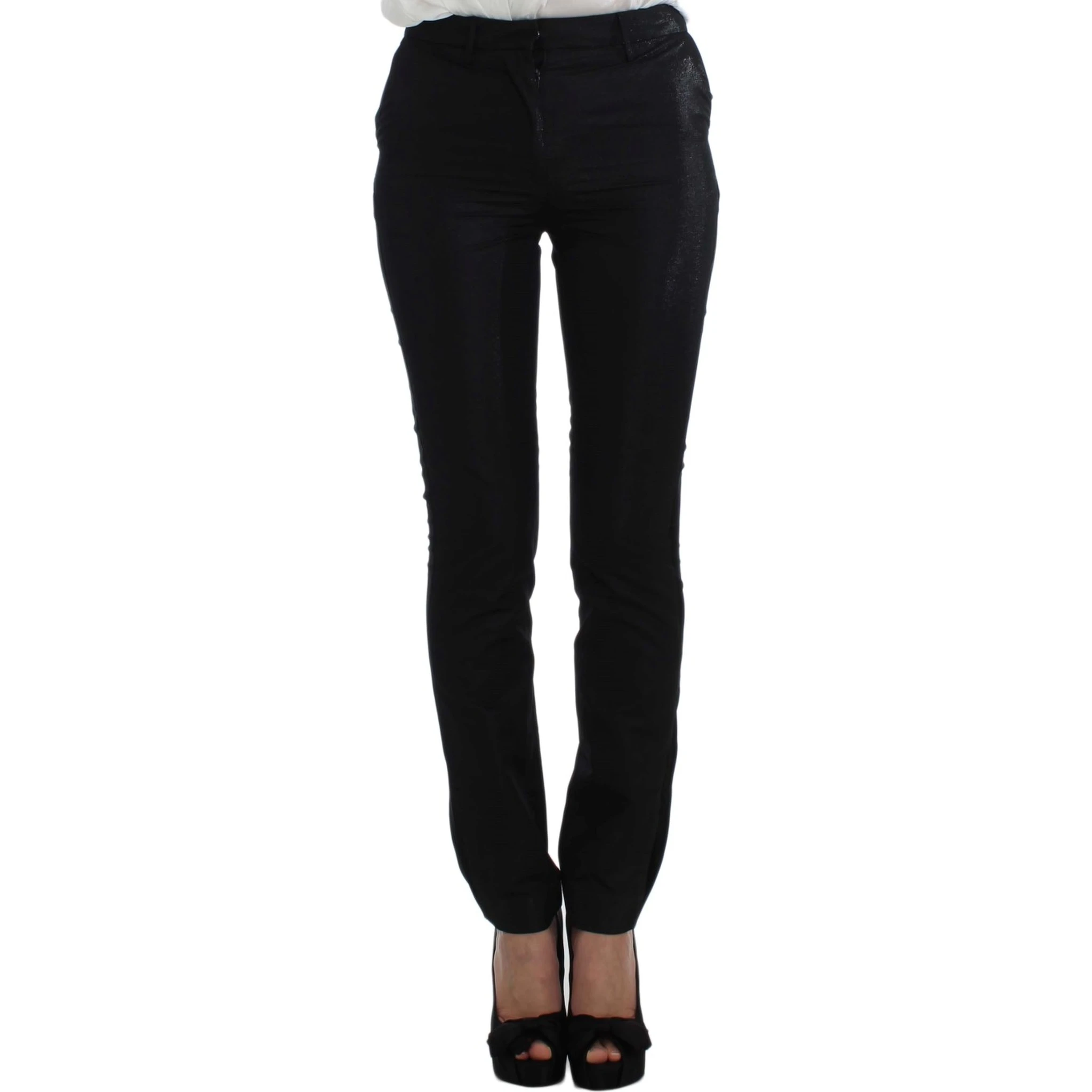 Black One Button Three Piece Suit