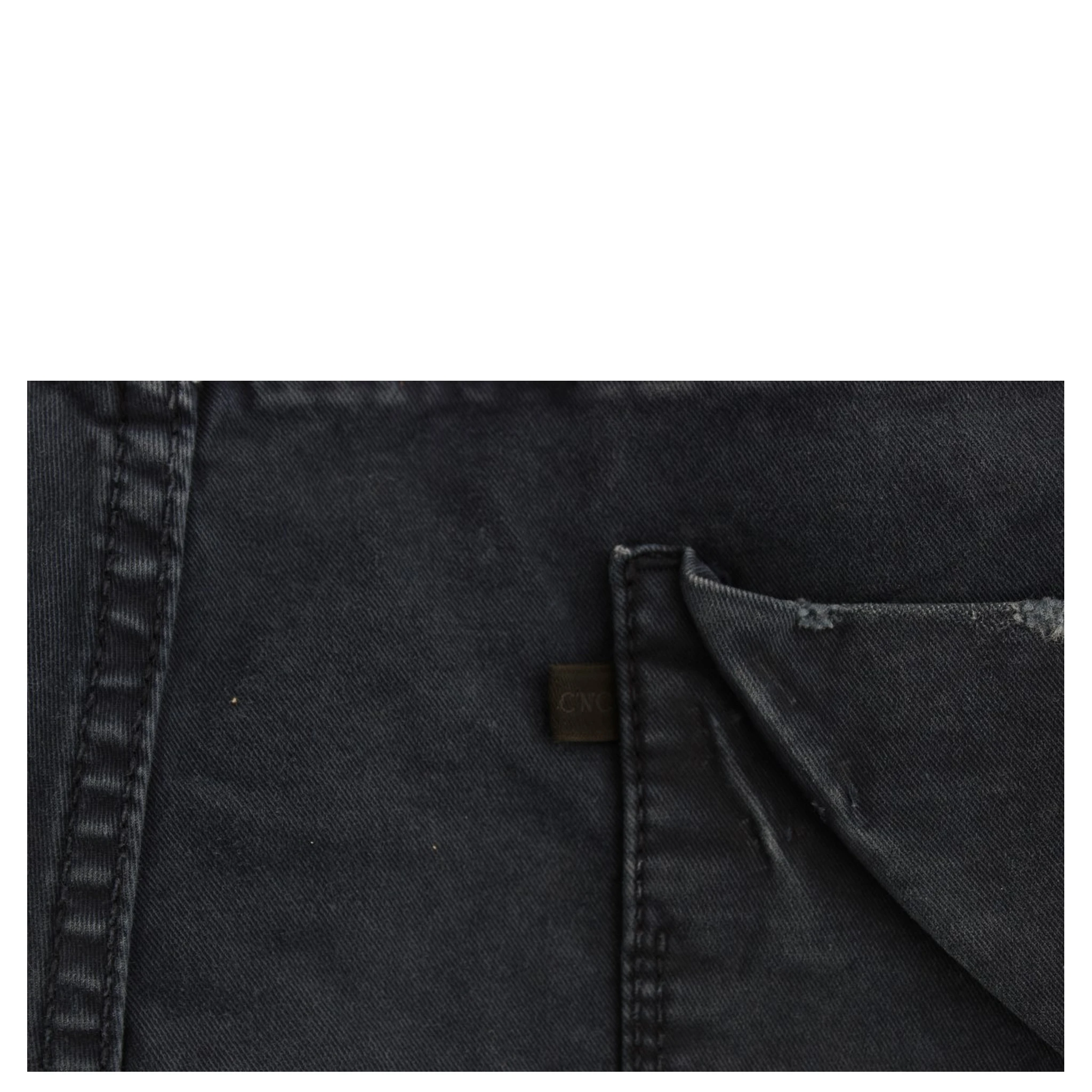 Blue Cotton Blend Denim Jeans