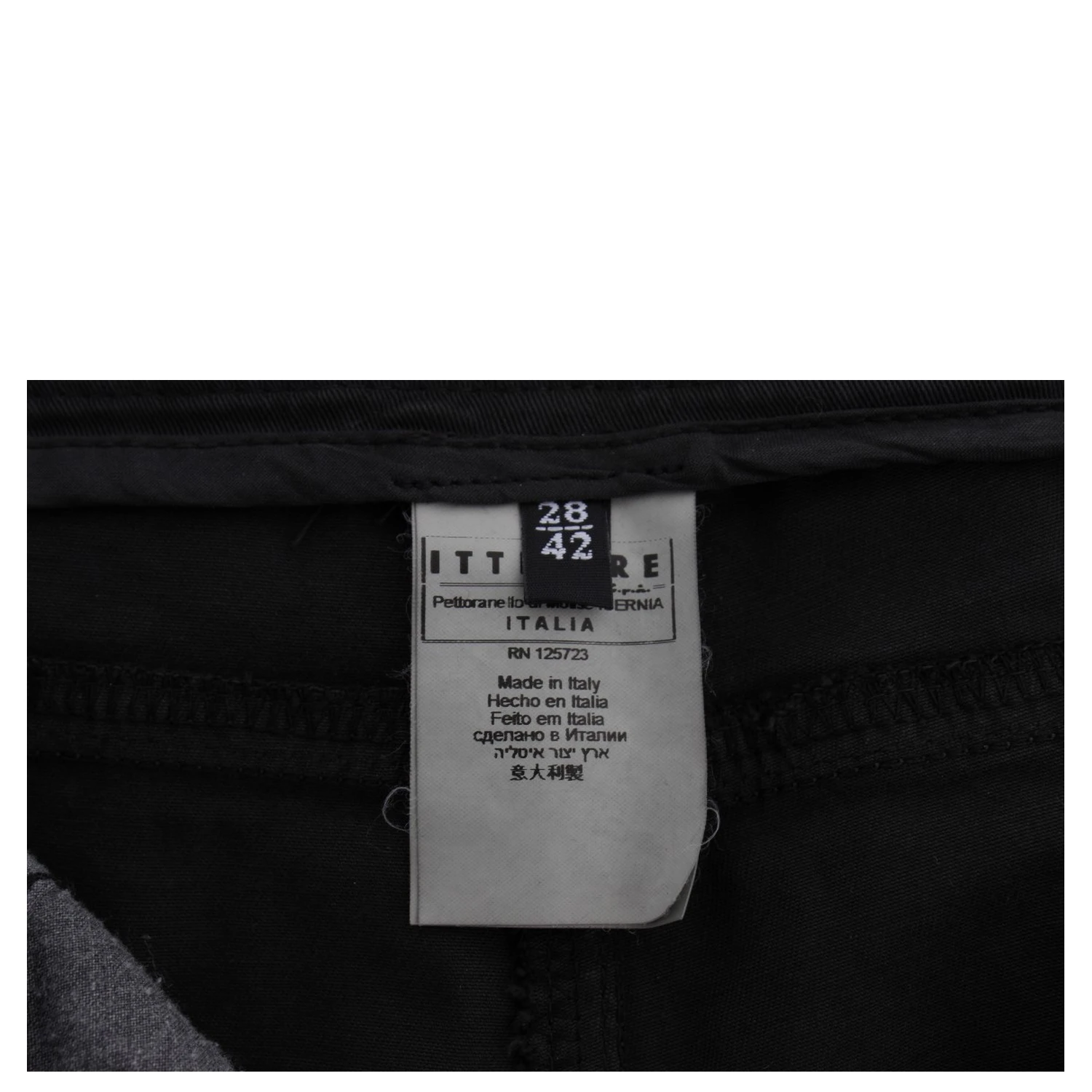 Black Cotton Capri Cropped Denim Jeans