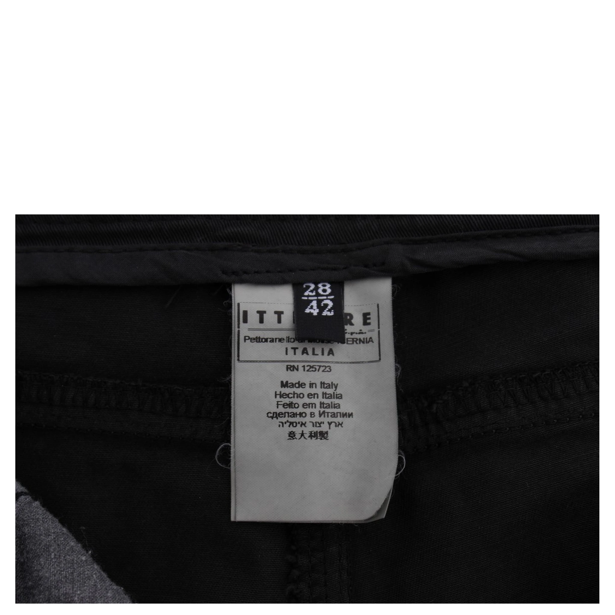 Black Cotton Capri Cropped Denim Jeans