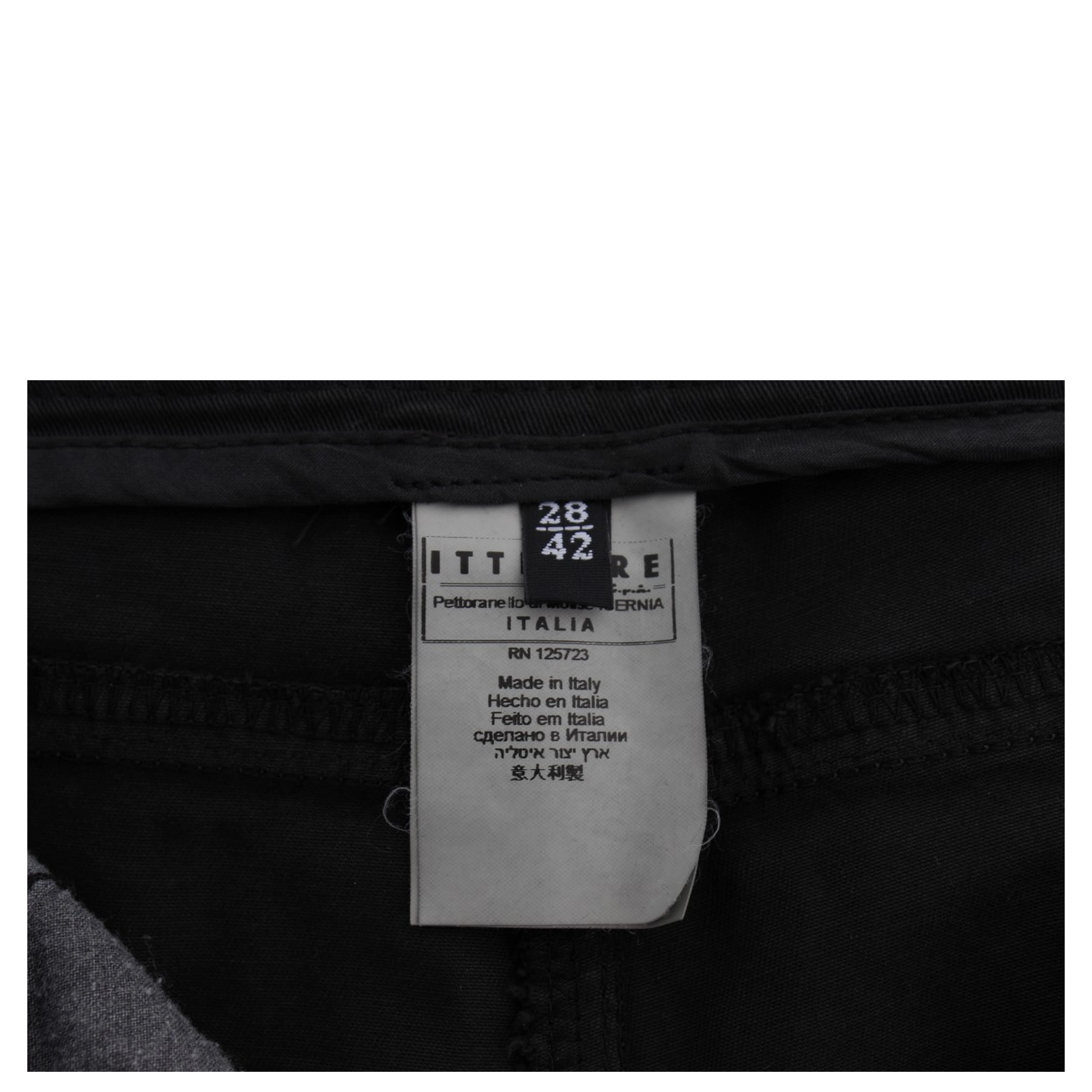 Black Cotton Capri Cropped Denim Jeans