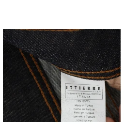 Blue Wash Cotton Blend Slim Fit Bootcut Jeans