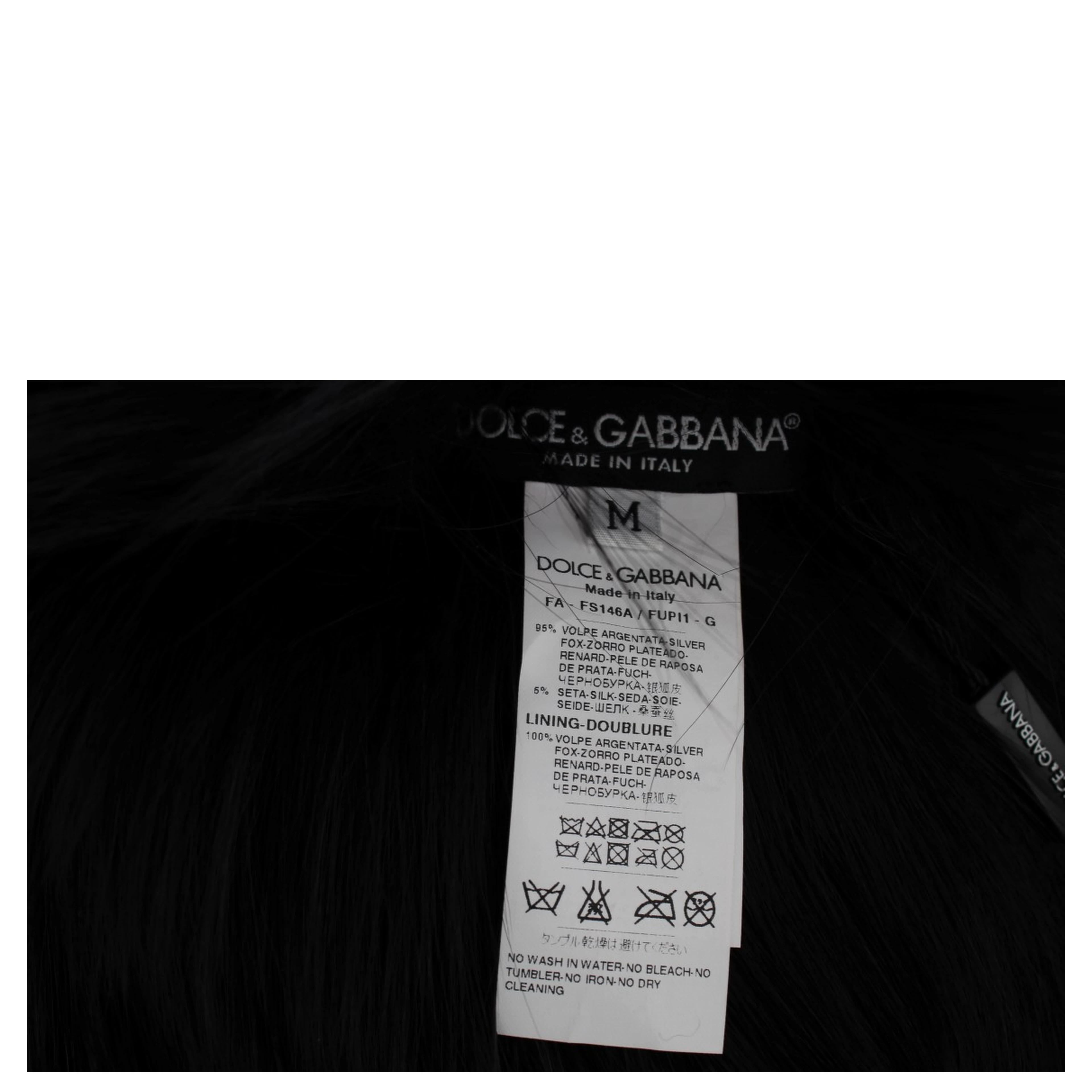 Black Fox Fur Shoulder Wrap Cover Collar Scarf