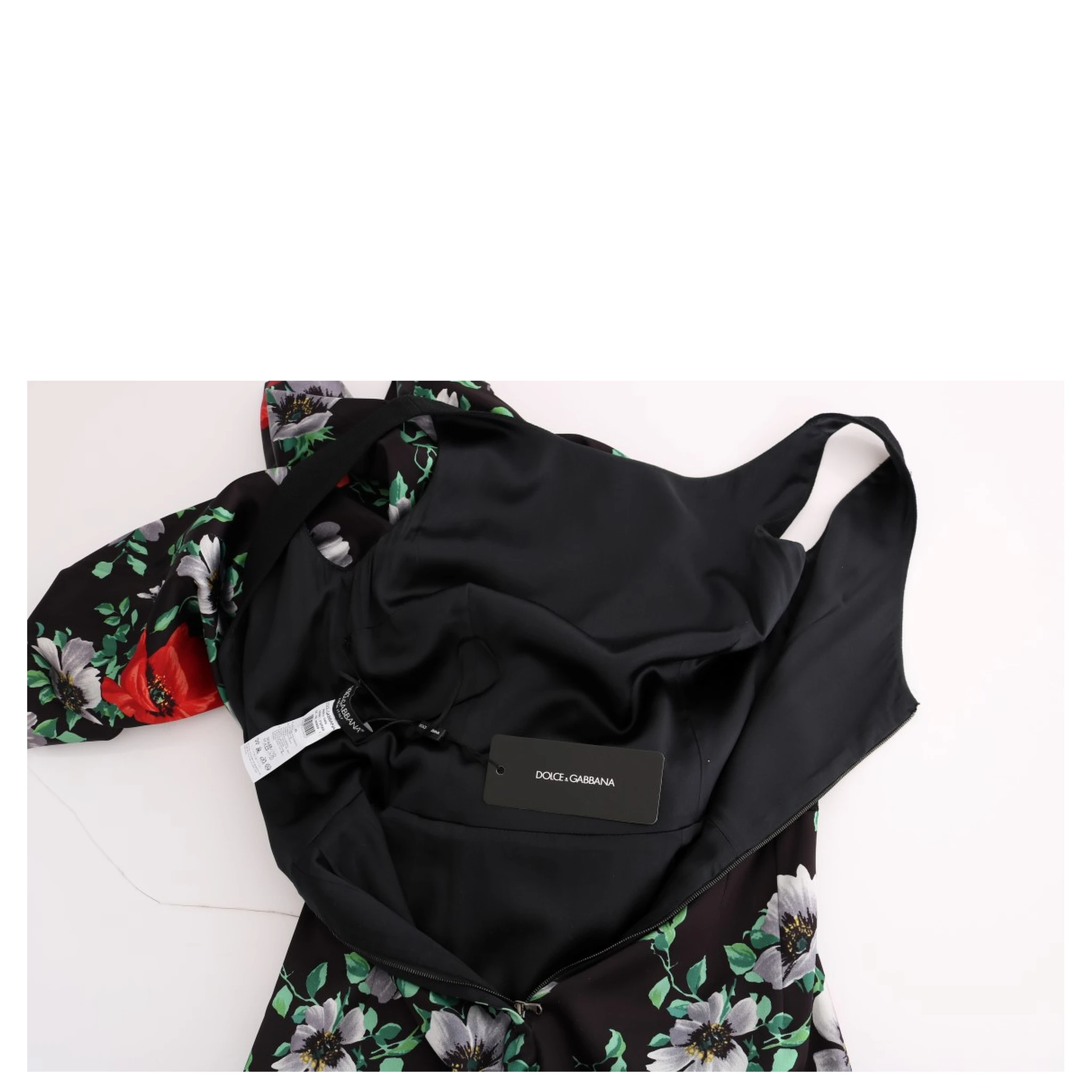 Multicolor Floral Print Stretch Sheath Long Dress