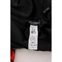 Multicolor Floral Print Stretch Sheath Long Dress