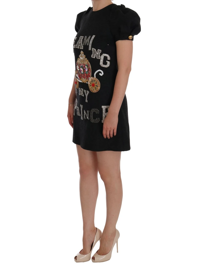 Gray Crystal "Dreaming of My Prince" Dress