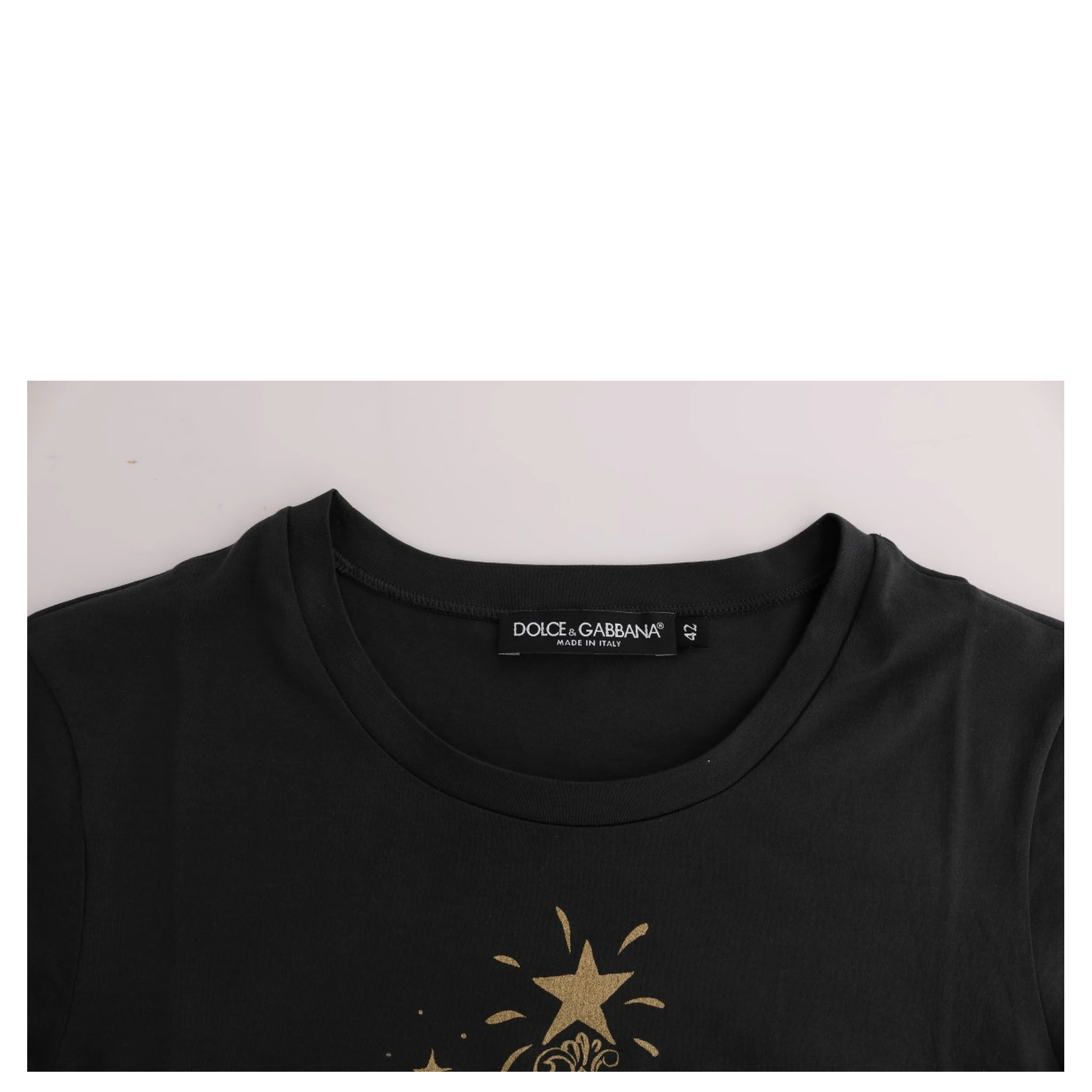 Gray Cotton 2017 Motive T-Shirt