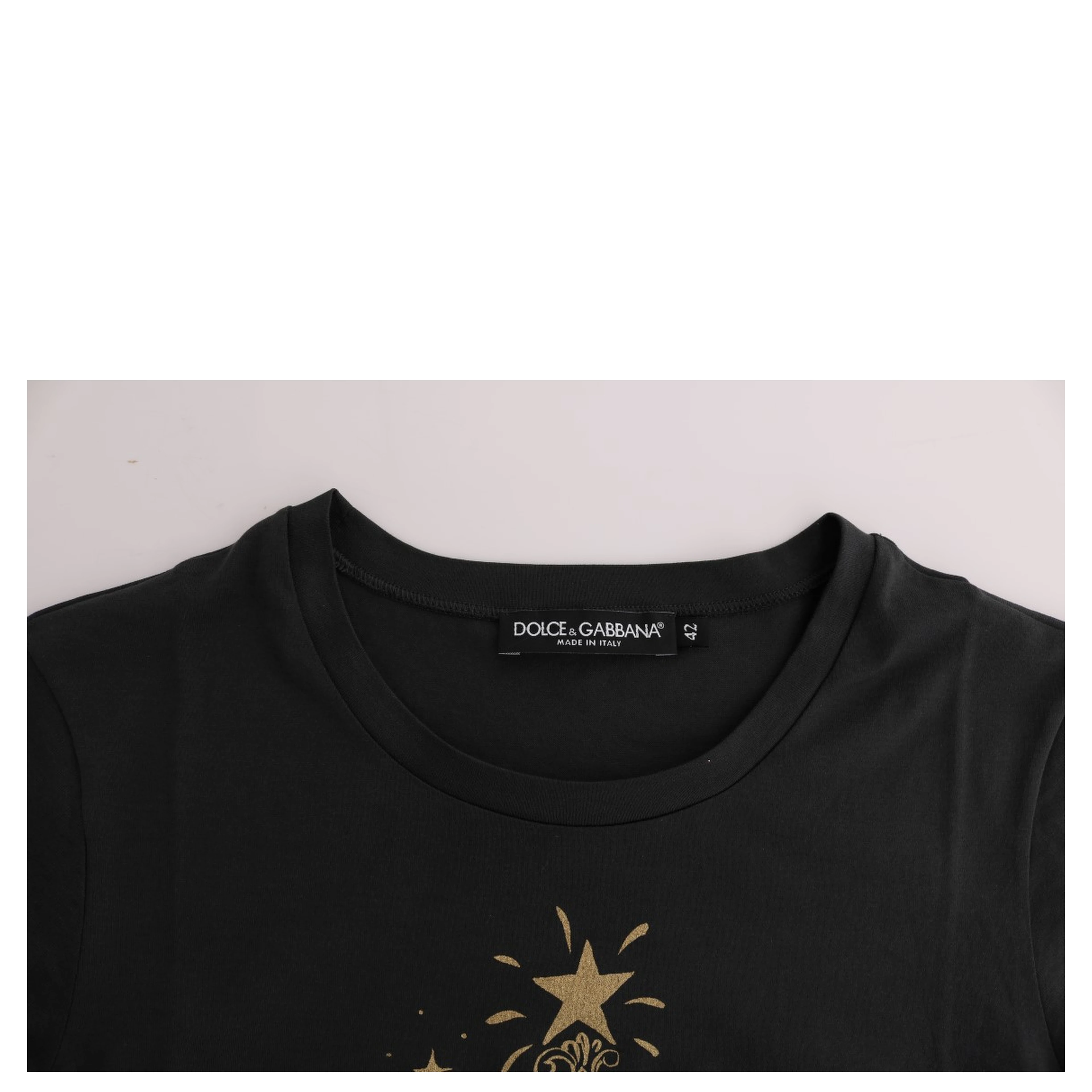 Gray Cotton 2017 Motive T-Shirt