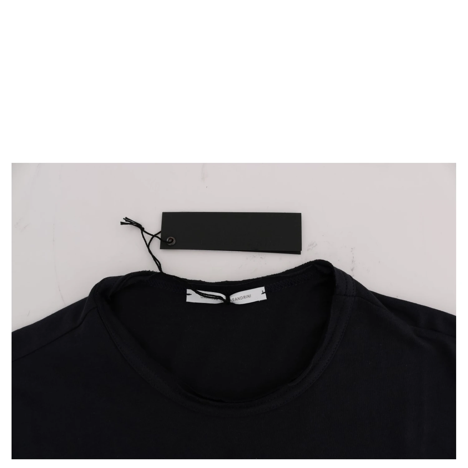 Blue Cotton Crewneck T-Shirt