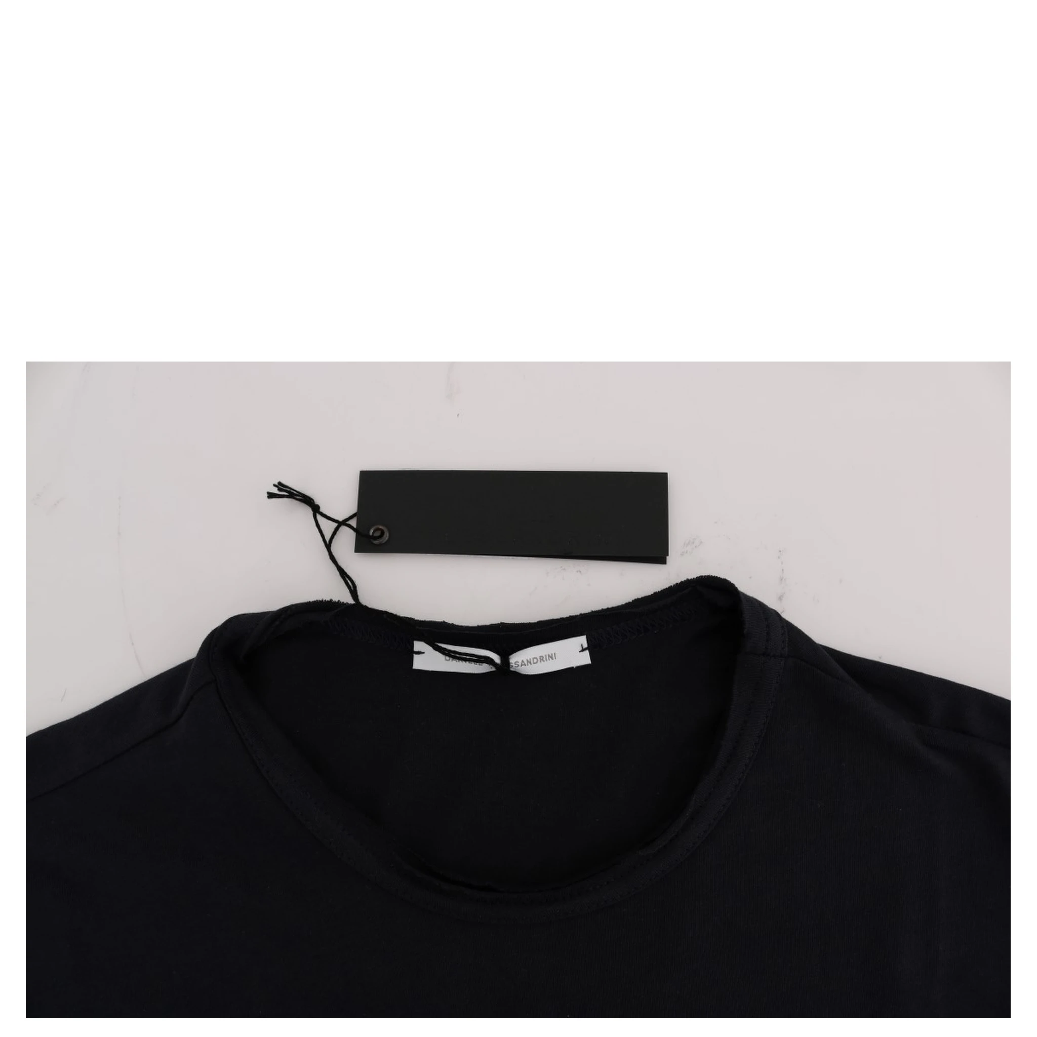 Blue Cotton Crewneck T-Shirt