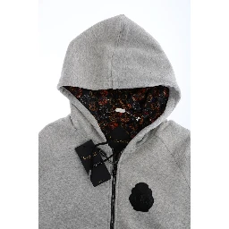 Gray Cotton Hooded Sweatsuit