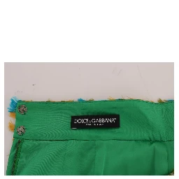 Multicolor Jacquard Straight Pencil Skirt