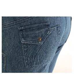 Blue Wash Cotton Slim Denim Jeans