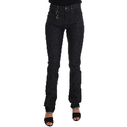 Blue Cotton Stretch Slim Fit Jeans