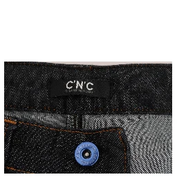 Blue Cotton Stretch Slim Fit Jeans
