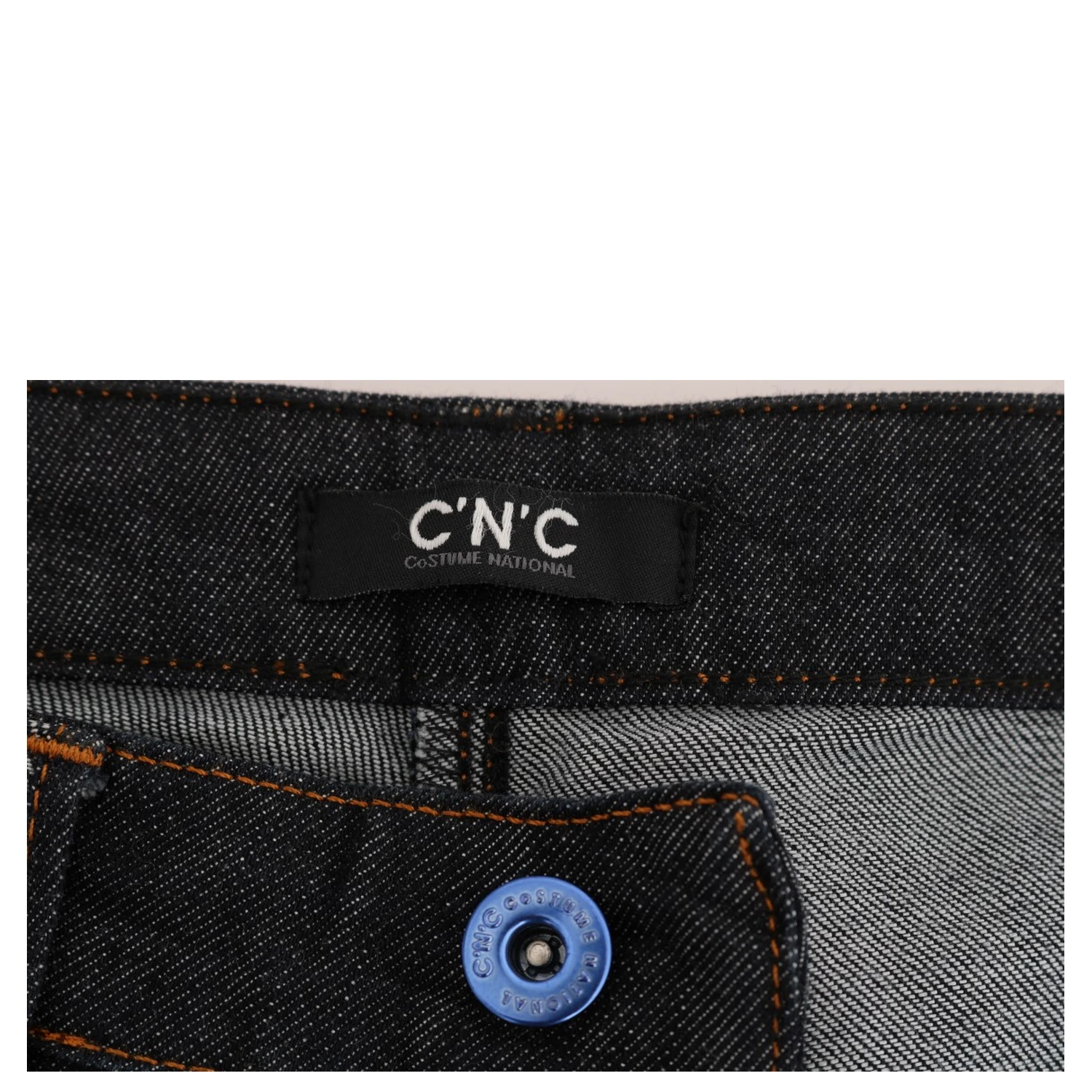 Blue Cotton Stretch Slim Fit Jeans