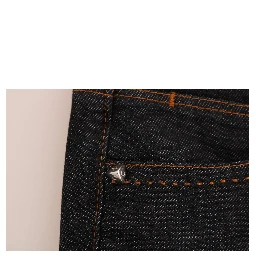 Blue Cotton Stretch Slim Fit Jeans