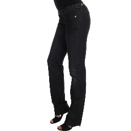 Dark Blue Cotton Slim Fit Jeans