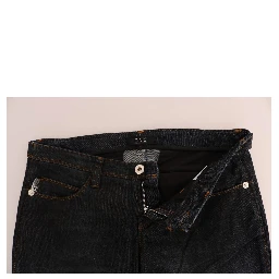 Dark Blue Cotton Slim Fit Jeans