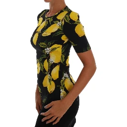 Multicolor Lemon Silk Stretch T-Shirt