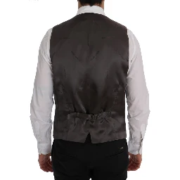 Gray STAFF Cotton Striped Vest