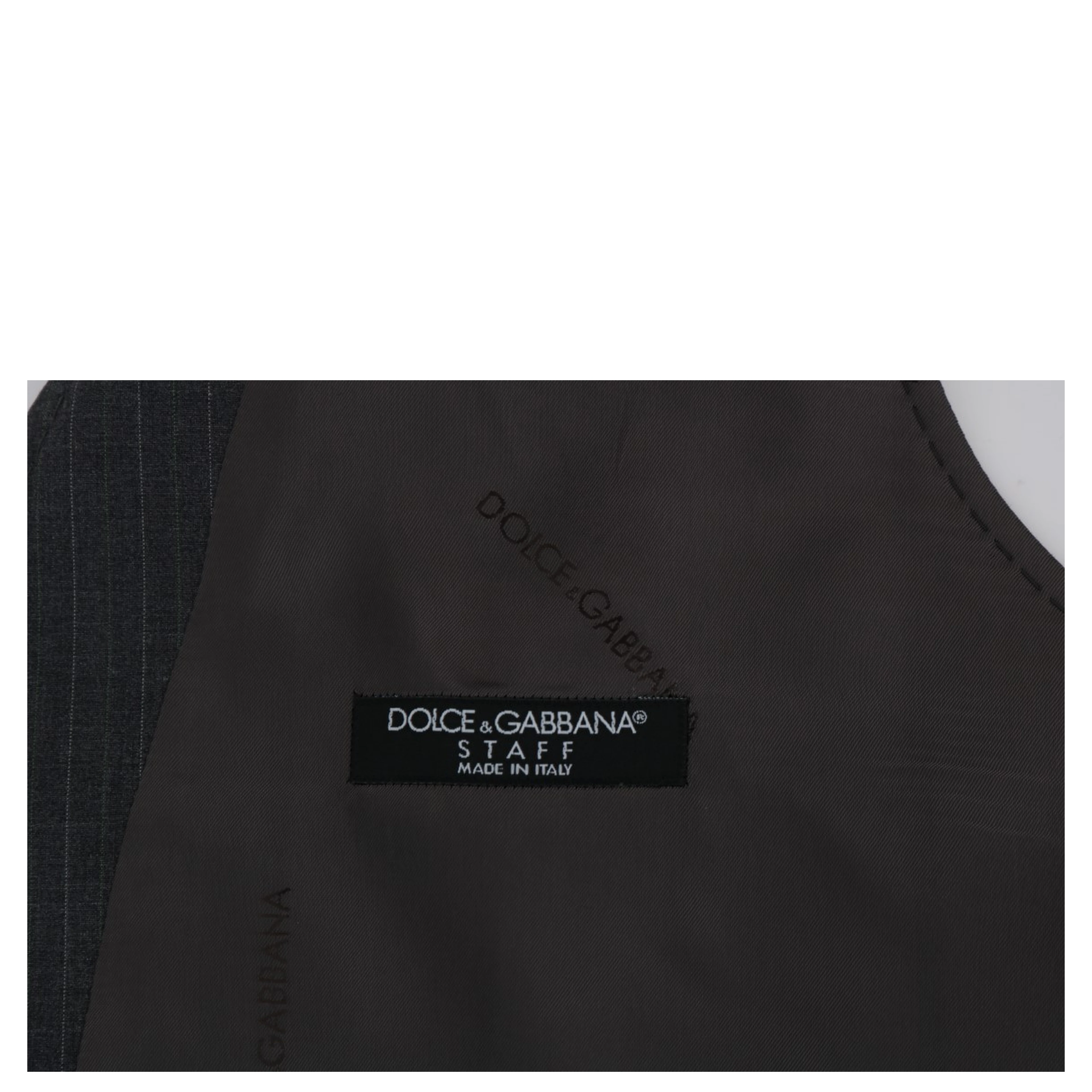 Gray STAFF Cotton Striped Vest