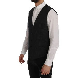 Gray STAFF Cotton Striped Vest