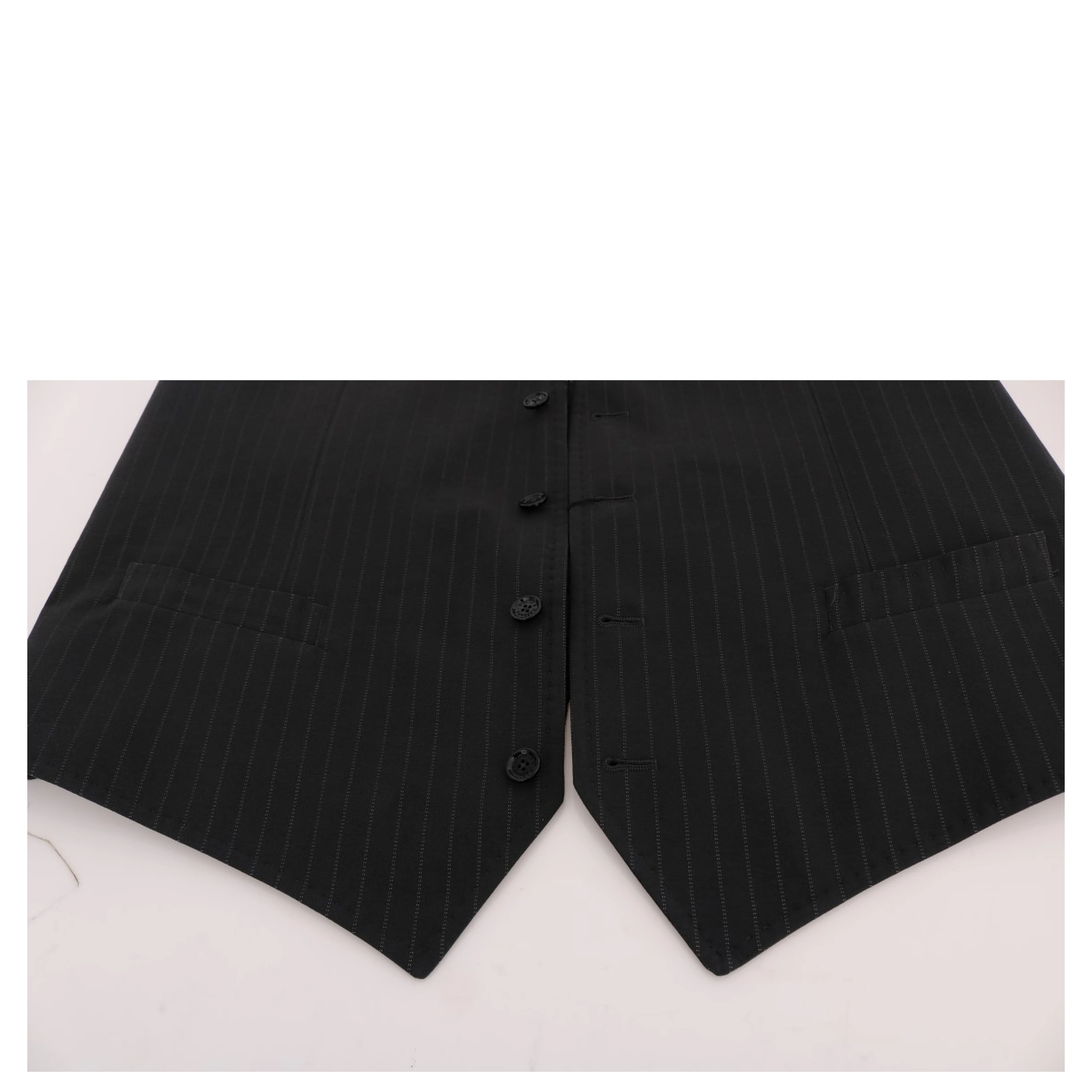 Gray STAFF Cotton Striped Vest
