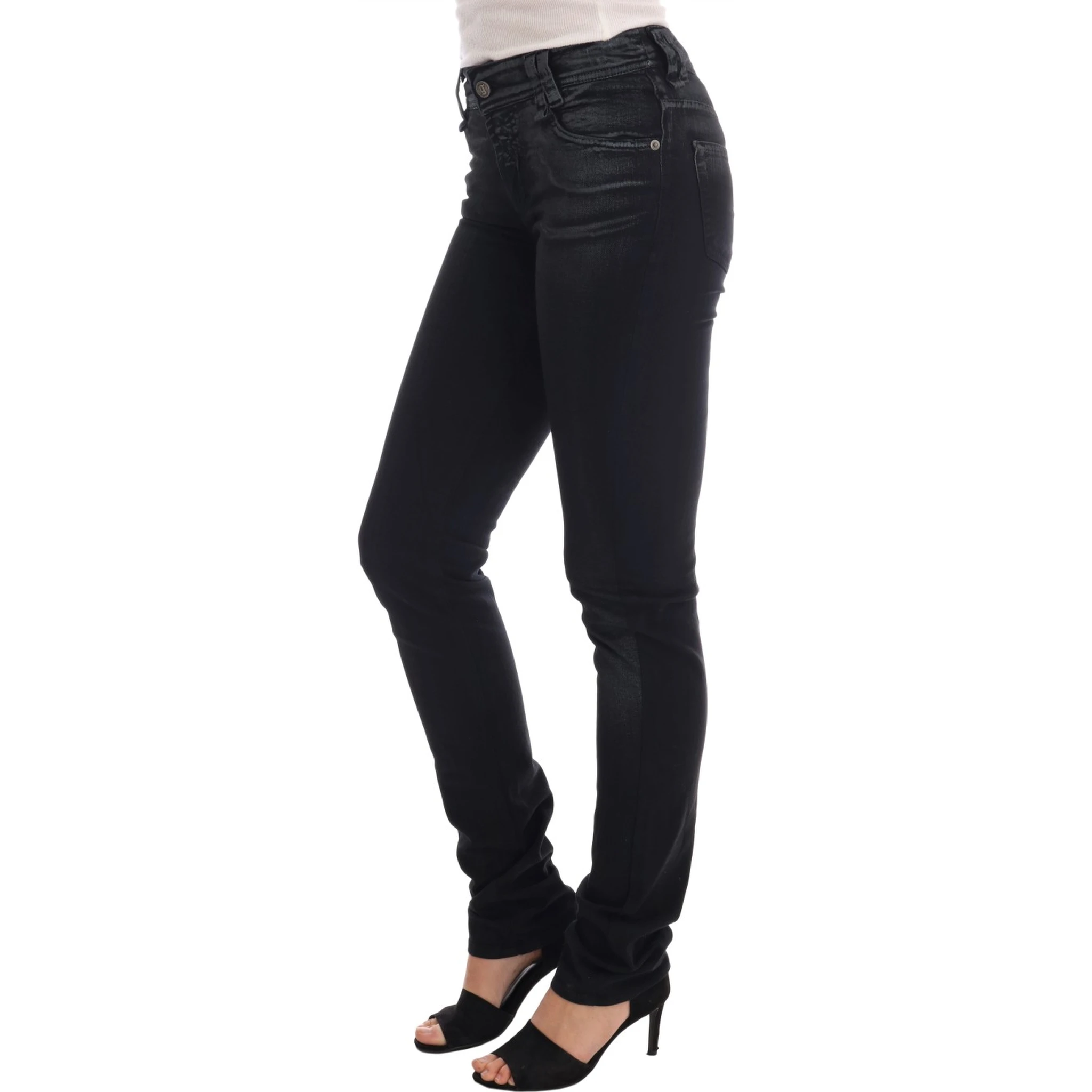 Gray Wash Cotton Stretch Regular Fit Jeans